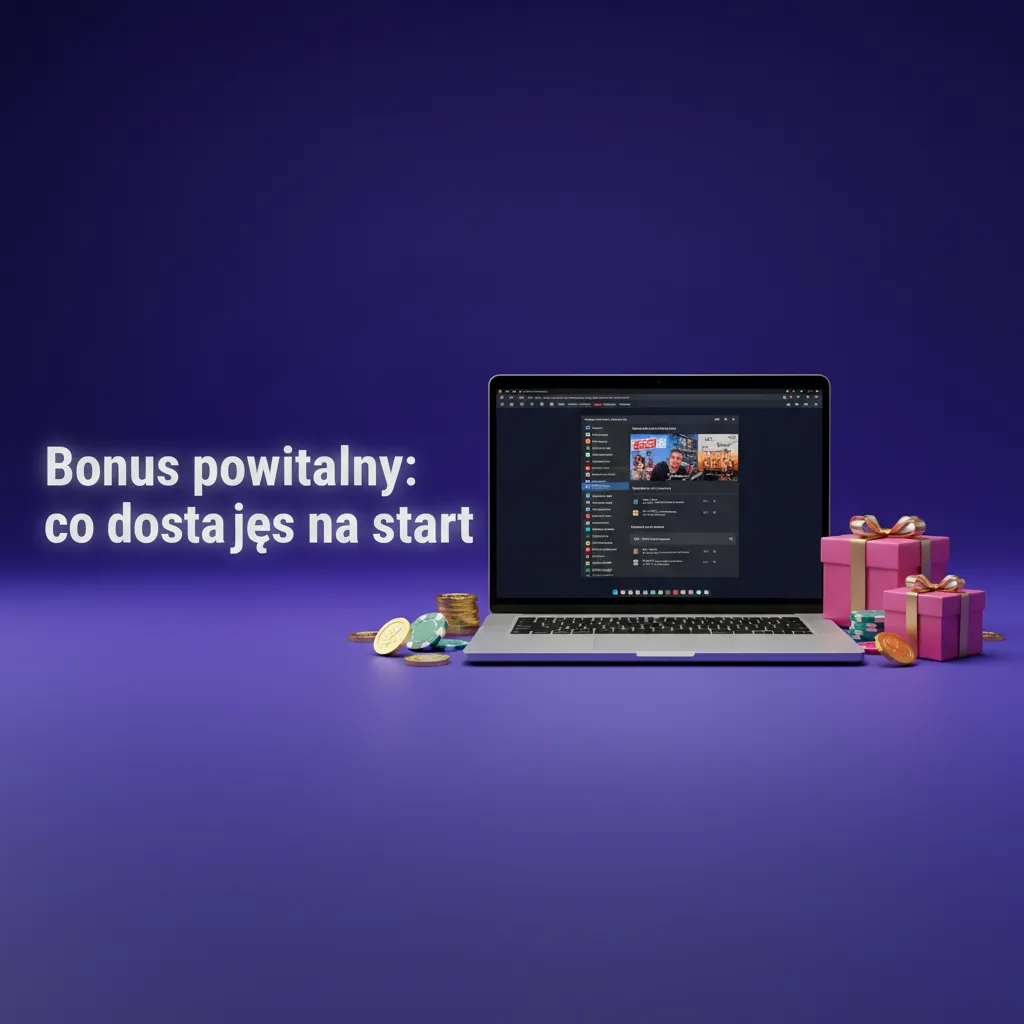 Tabela bonusu powitalnego: kasyno 200% do 800 PLN, sport 100% do 200 PLN, na żywo 50% do 400 PLN, min. 40 PLN, 7 dni