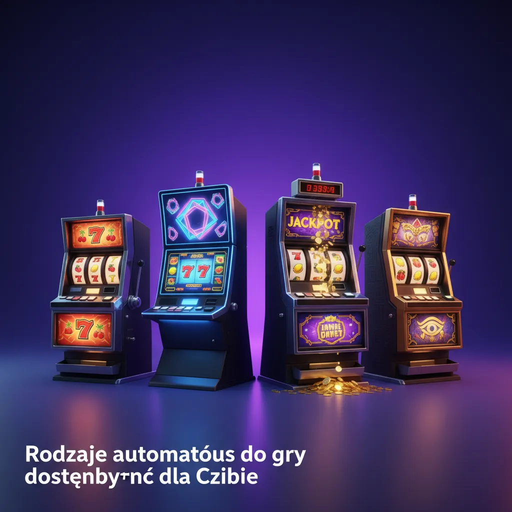 Przegląd rodzajów automatów do gry: 3- i 5-bębnowe, Megaways, jackpoty, Hold & Win, Cluster Pays, Buy Bonus.