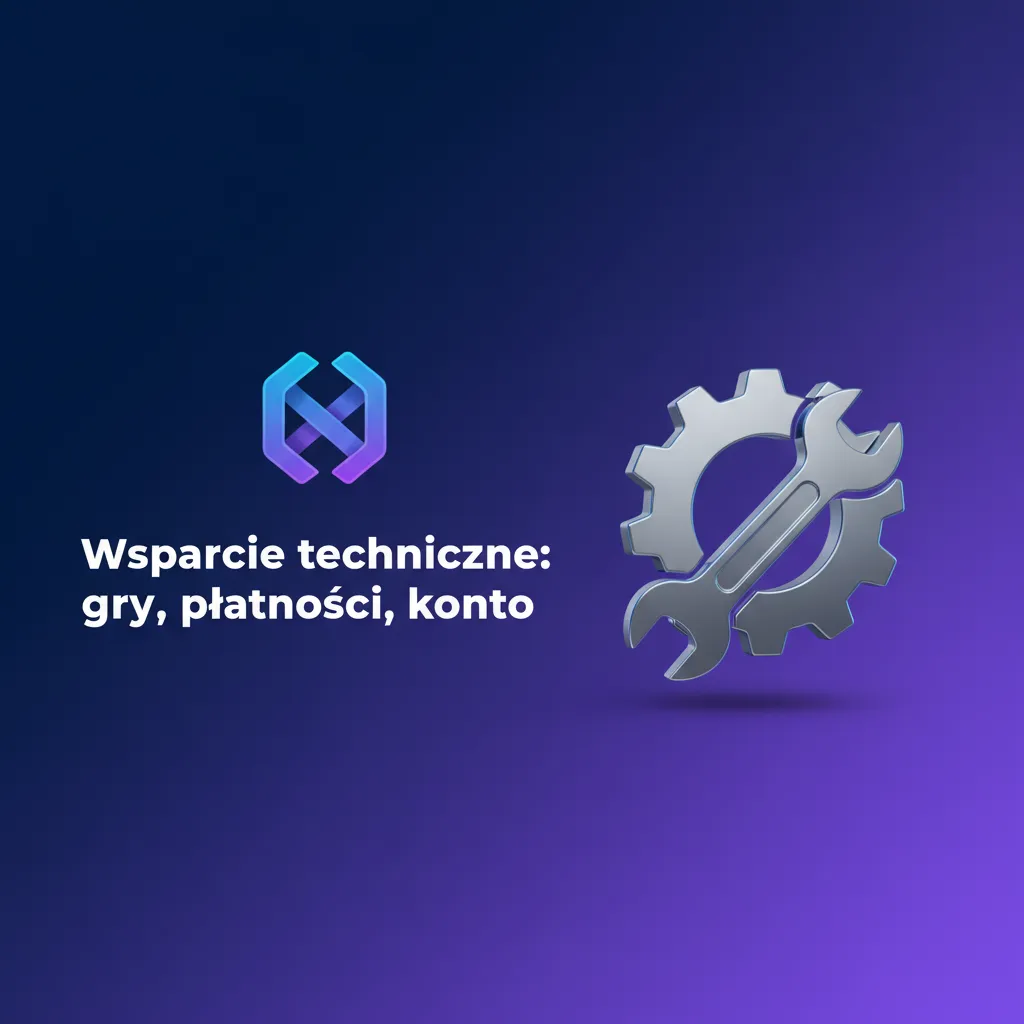 Wsparcie techniczne: gry, płatności i konto — kontakt przez czat, e‑mail lub formularz.